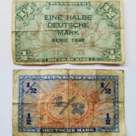 1/2 Eine Halbe Deutsche Mark 1948