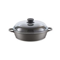 Berndes Alu Induction Batteria 7 Pezzi: Casseruola 16+20+24 cm, Pentolino 16 cm, Coperchi in Vetro 16+20+24 cm