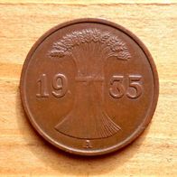 1 Reichspfennig 1935 A