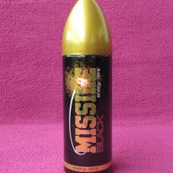 Energy Drink Missile Black 250 ml ungeöffnet leer empty Patrone Sammler Dose Can