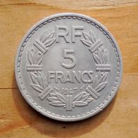 5 Francs 1947 Frankreich