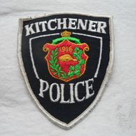 Stoffabzeichen / Aufnäher , Kitchener - Police , Kanada / Ontario