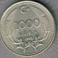 Türkei 1000 Lira 1992
