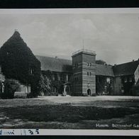 Foto AK HUSUM 1935 Schlosshof Landratsamt Husumer Postkarte Vereinigung