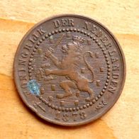 1 Cent 1878 Niederlande