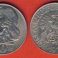 Polen 10 Zloty 1970 Tadeusz Kosciuszko
