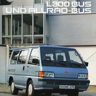 Mitsubishi L300 Bus und Allrad-Bus ( Deutschland ) 1987/06 , 16 Seiten