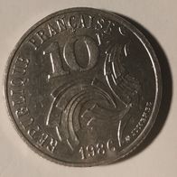 F : Frankreich 10 Francs 1986 Sondermünze