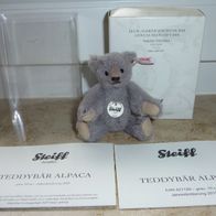 Steiff Club Teddy 2010 grau feines Alpaca