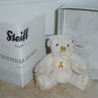 Steiff Club Teddy 2008 weiß Alpaca und Mousepad
