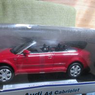 Welly 1:18 Audi A4 Cabrio rot ca. von 2004 *