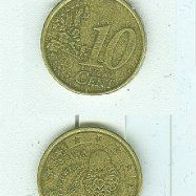 10 Cent Spanien Gebrauchsmünze von 2005