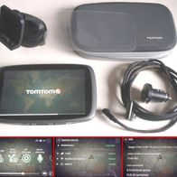6" TomTom GO 6100 Europa, 8 + 32GB, int. SIM-Karte, Sprachsteuerung, Tasche