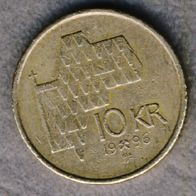 Norwegen 10 Kronen 1996