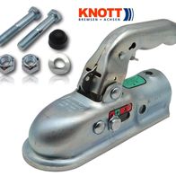 KNOTT K27-A Bis 2700kg Kugelkupplung 50mm Rund 2x M14 Mit Schraubensatz