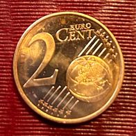2 Cent Münze Finnland 2000 Unziruliert, frisch aus Originalrolle