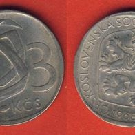 Tschechoslowakei 3 Koruny 1968