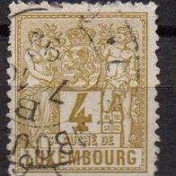 Luxemburg gestempelt Michel 47B