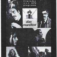 Filmprogramm Filmindex WFIP Nr. 1979 Das Manifest Günther Hauser 4 Seiten