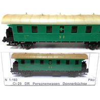 Ci29, DR, Personenwagen Donnerbüchse, EVP Thomschke-Achsen, 4, Piko Ep3, Spur N 1:160