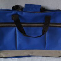Koffer Stoffkoffer blau mit Außenfach Maße ca. 48 x 11 x 33 cm