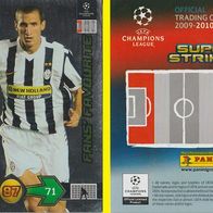 Panini Champions League 09/10 Giorgio Chiellini Juventus Turin Fans‘ Favourite