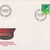 FDC Ersttagsbrief Schweiz Schweizer Hotelier-Verein 1982 18.2.1982