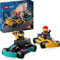 LEGO Go-Karts mit Rennfahrern (60400), LEGO City, (99 St) - NEU & OVP
