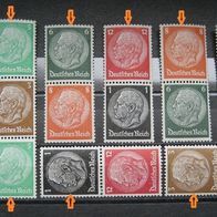 Dt. Reich ZD Hindenburg 1932-1936 Postfrisch, Ungebraucht (W6)