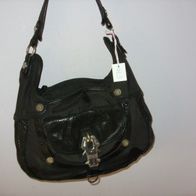 GGL-6 George Gina & Lucy Handtasche, Damentasche, handbag, shoulderbag, BLACK LINE