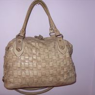 ITL-10001 Handtasche, Damentasche, Schultertasche, Leder Tasche Made in Italy
