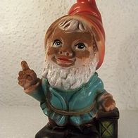 Zwerg Figur mit Laterne, West Germany 60ger J.