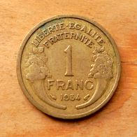 1 Franc 1934 Frankreich