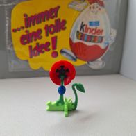 Ü - Ei Blumen am Feldrain 1989 Mohnblume mit Steckbarer Käfer Farbvarianten !