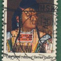 USA 1968 Mi.973 Indianer Stammeshäuptling sauber gestempelt
