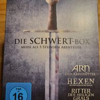 DVD -Die Schwert-Box - Inhalt 3 DVD 1) ARN, 2) Hexen, 3) Ritter des heiligen Grals