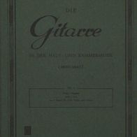 Die Gitarre in der Haus- u. Kammermusik 1800-1840