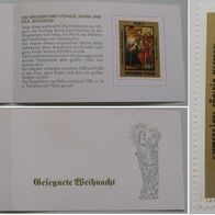 1973, Deutschland, Briefmarkenheft „Gesegnete Weihnachten” mit Mi HU 2907B