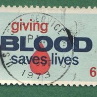 USA 1971 Mi.1027 Blutspenden sauber gestempelt