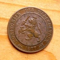 2 1/2 Cent 1877 Niederlande