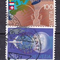 Schweiz MiNr. 1518-1519 gestempelt M€ 3,50 #G108d