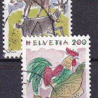 Schweiz MiNr. 1531-1532 kpl. gestempelt M€ 3,50 #G1010e