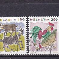 Schweiz MiNr. 1531-1532 kpl. gestempelt M€ 3,50 #G111a