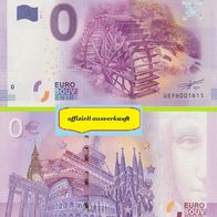 0 Euro Schein Moulin Vallis Clausa UEFH 2017-1 offiziell ausverkauft Nr 4252