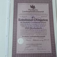 Preußische Landespfandbriefanstalt Kommunal-Obligation 4%