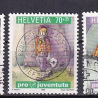 Schweiz MiNr. 1701-1703 gestempelt M€ 4,00 #G1210d