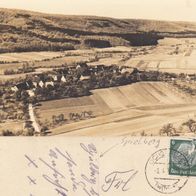AK Spielberg Sachsenheim bei Ochsenbach s/ w Luftbild