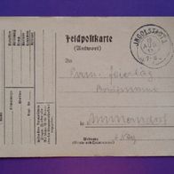Ganzsache Feldpostkarte (Antwort) 1915