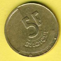 Belgien 5 Francs 1993 Belgique