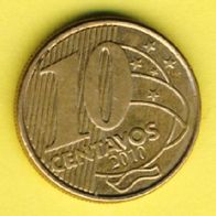 Brasilien 10 Centavos 2010